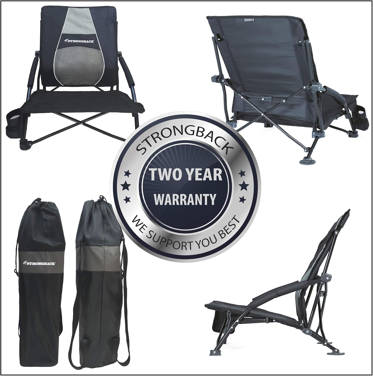 back support beach chair