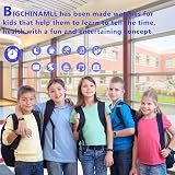 BIGCHINAMALL Kids Fitness Tracker Smartwatch Heart Rate Water Resistant Blue view 7
