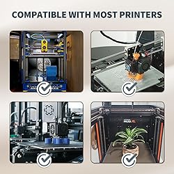 OVERTURE Silk PLA Filament 1.75mm, Clog-Free