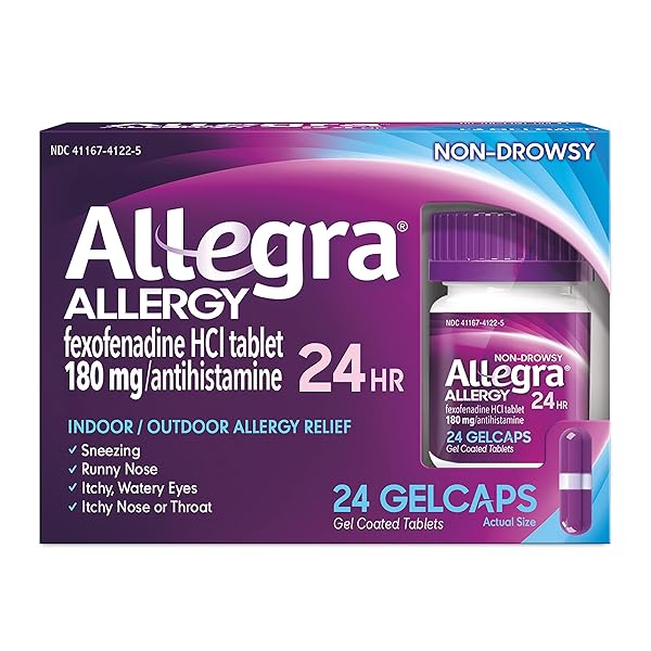 ALLEGRA 24HR GELCAPS SIZE 24CT ALLEGRA 24HR GELCAPS 24CT