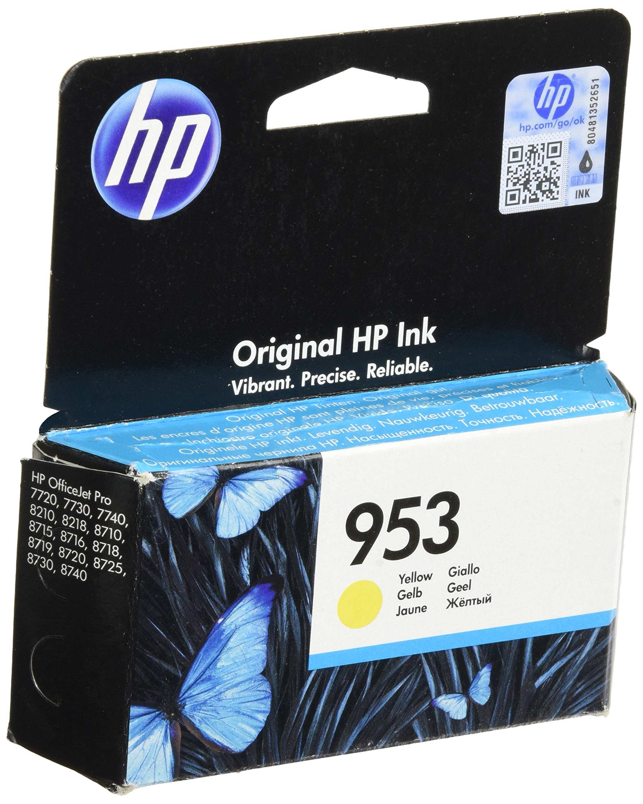 HP F6U14AE Ink No. 953 Yellow