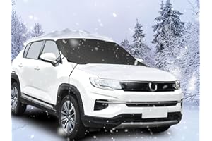 Magcubic Car Front Windshield Snow Cover, Waterproof, Snow, Ice, Frost Defense Windshield Winter Cover Fits for Most Cars, Essential Front Window Winter/Summer Accessories