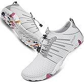 SIMARI Water Shoes for Women Men - Barefoot Quick-Dry Aqua Socks | Lightweight Swim Shoes for Surfing, Swimming, Beach Sports, Kayaking, Diving | Non-Slip Design