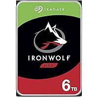 Seagate IronWolf 6TB NAS Internal Hard Drive HDD – CMR 3.5 Inch SATA 6Gb/s 5600 RPM 256MB Cache for RAID Network…