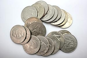 UNITED STATES MINT Eisenhower Ike Dollars Roll of 20 Ike Coins 1971-1978