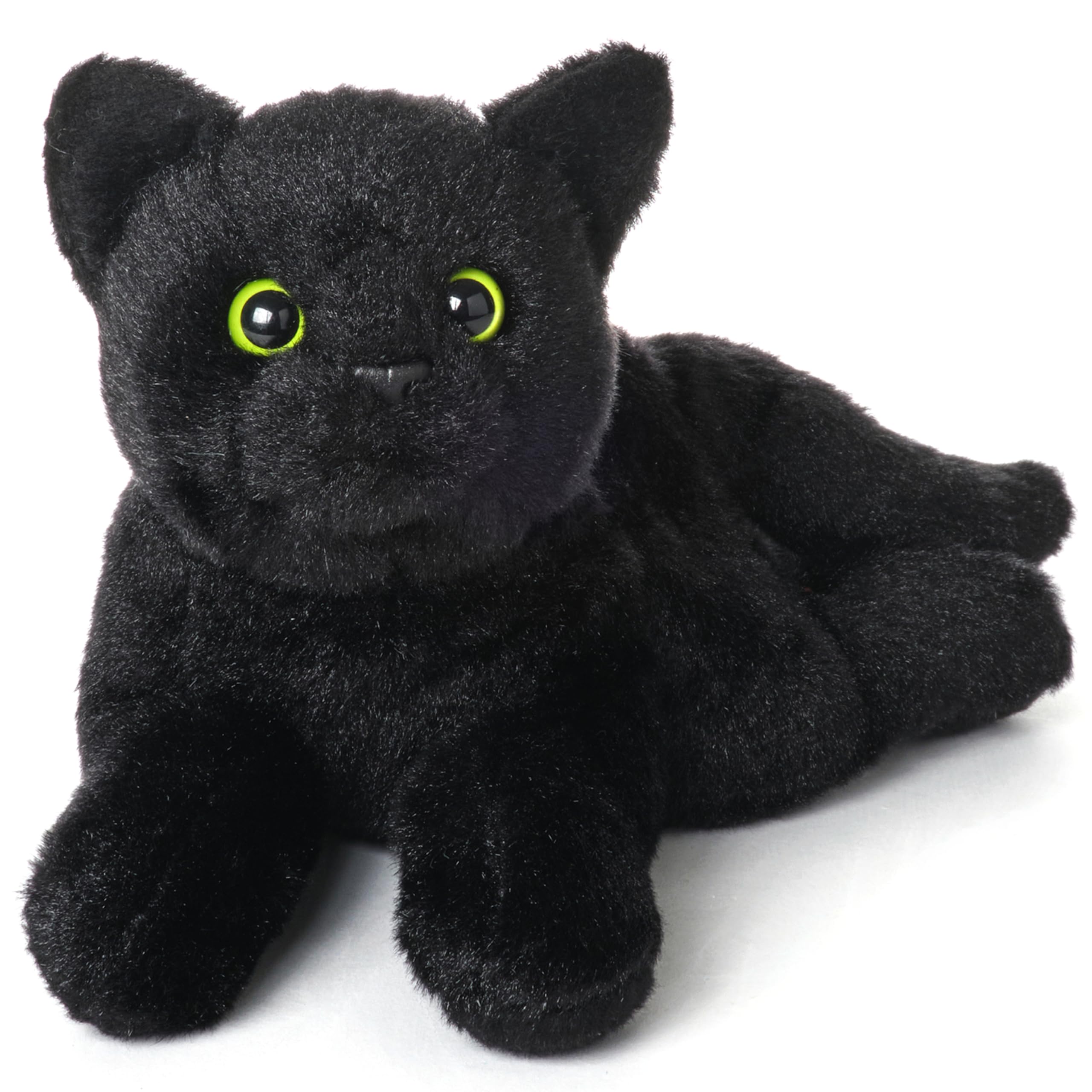 Photo 1 of Bearington Collection Lil' Jinx Black Cat Plush Toy, 8-Inch Realistic Stuffed Animal for Kids