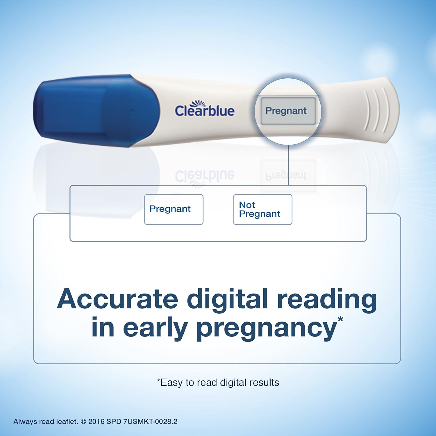 Clearblue Digital Pregnancy Test with Smart Countdown, 3 count: Health & Personal Care