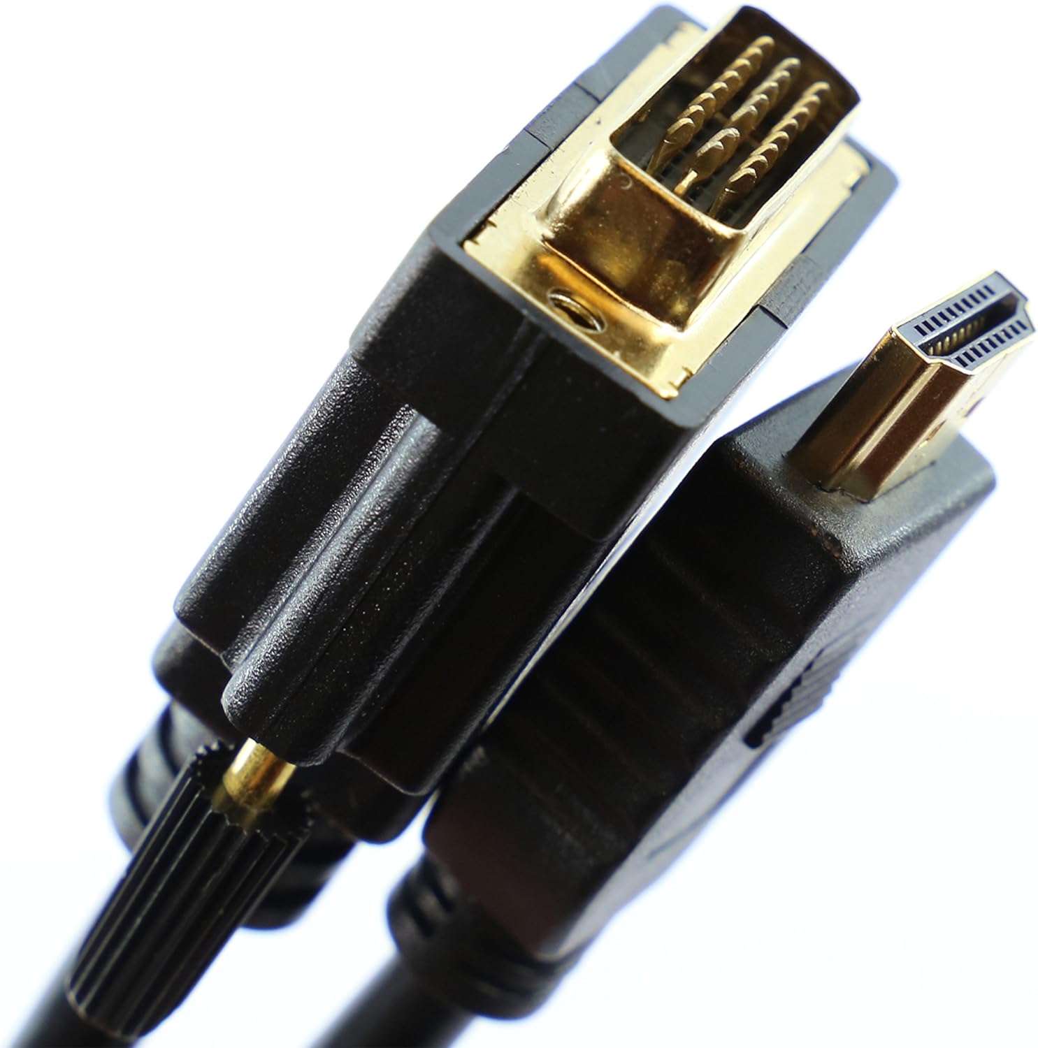 rhinocables HDMI to DVI Display Cable - 24+1 DVI-D to 19 Pin HDMI Adapter Lead with Gold-Plated Contacts, 7m - Image 5