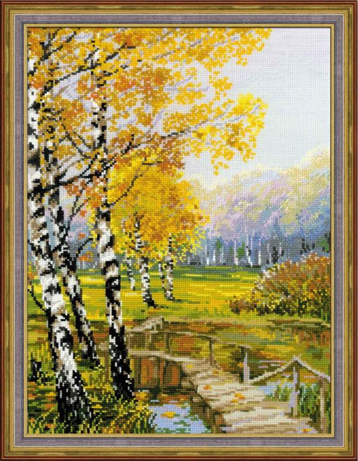 Riolis Cross Stitch Kit - 1134 - The Birches
