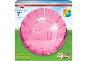 Kaytee Rainbow Balls Run-About 7-Inch Hamster Exercise Ball, Color Varies