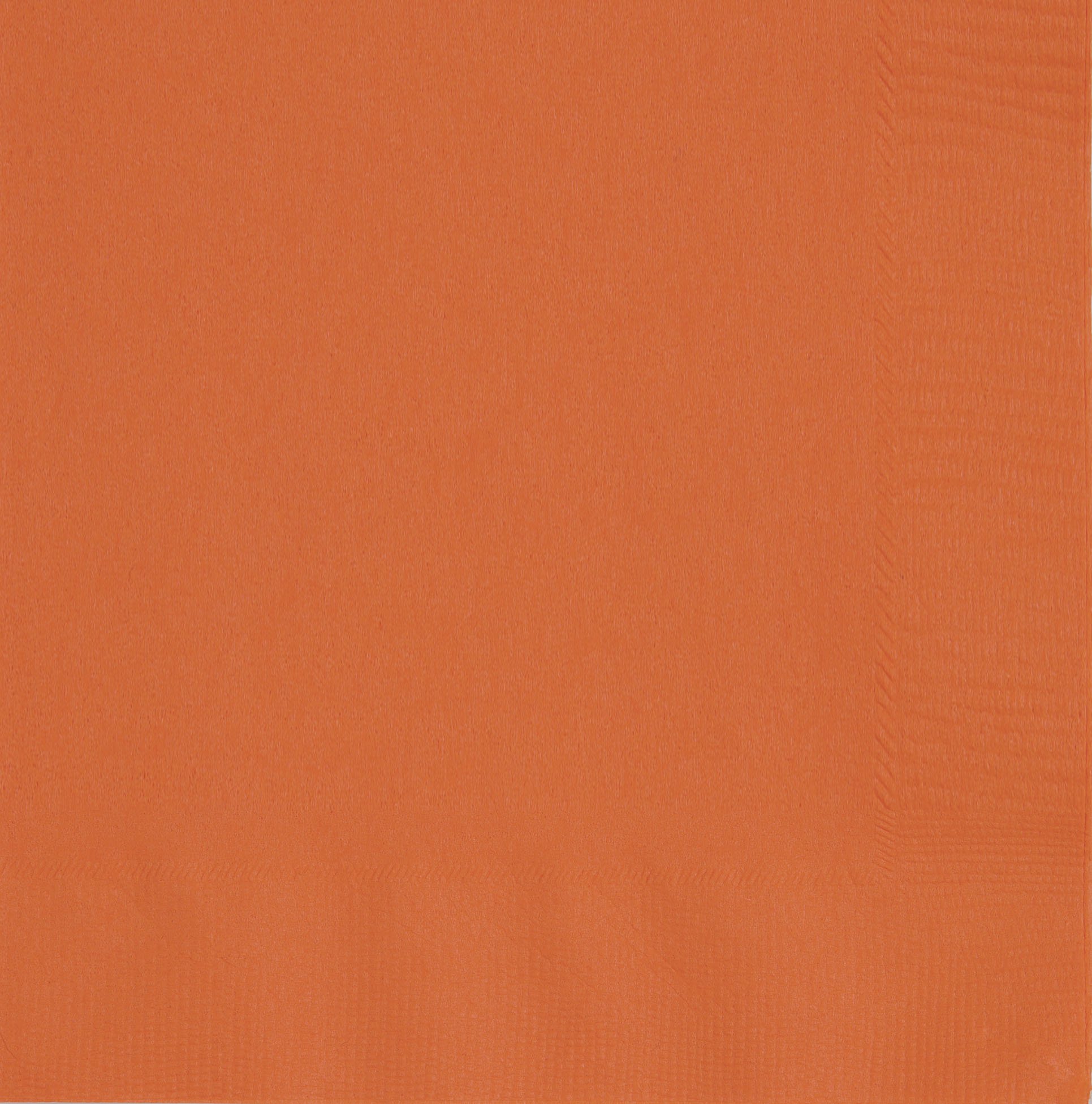 Solid Luncheon Napkins | Pumpkin Orange Color Theme | 50ct