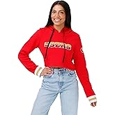 FOCO NFL womens Nfl Fashion Top Pullover Cropped Chenille Hoodie