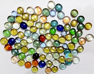 Buy Day Glass Decorative Pebbles Stones Colourful Marbles Vase