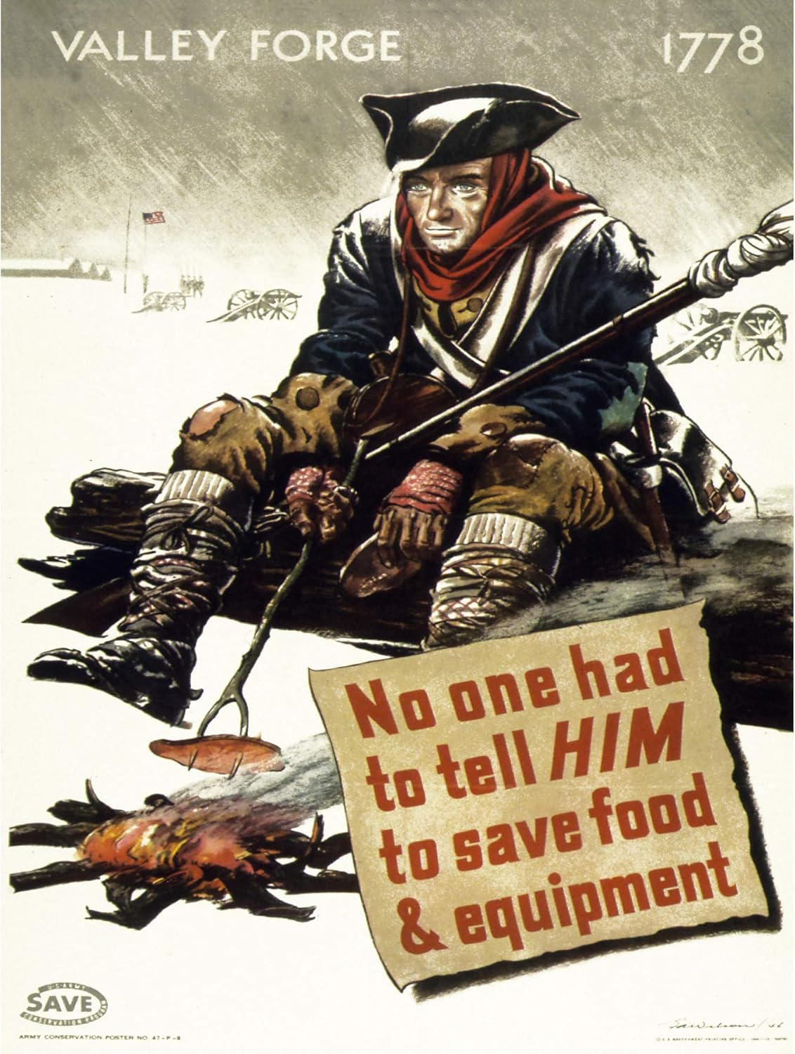 Wee Blue Coo Propaganda War Wwii Usa Valley Forge 1778 Patriot Fine Art Print Poster 30x40 Cm 12x16 In Bb8369b Amazon Co Uk Welcome