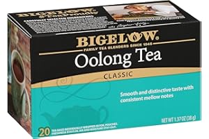 Bigelow Tea Oolong Tea, Caffeinated Tea with Fresh, Smooth Taste, 20 Count Box (Pack of 6), 120 Total Tea Bags