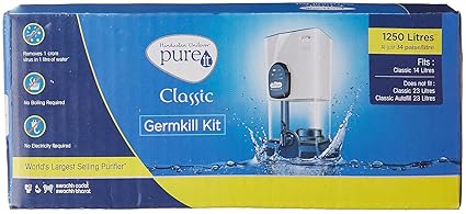 HUL Pureit Germkill Kit for Classic 14 L Water Purifier - 1250 L