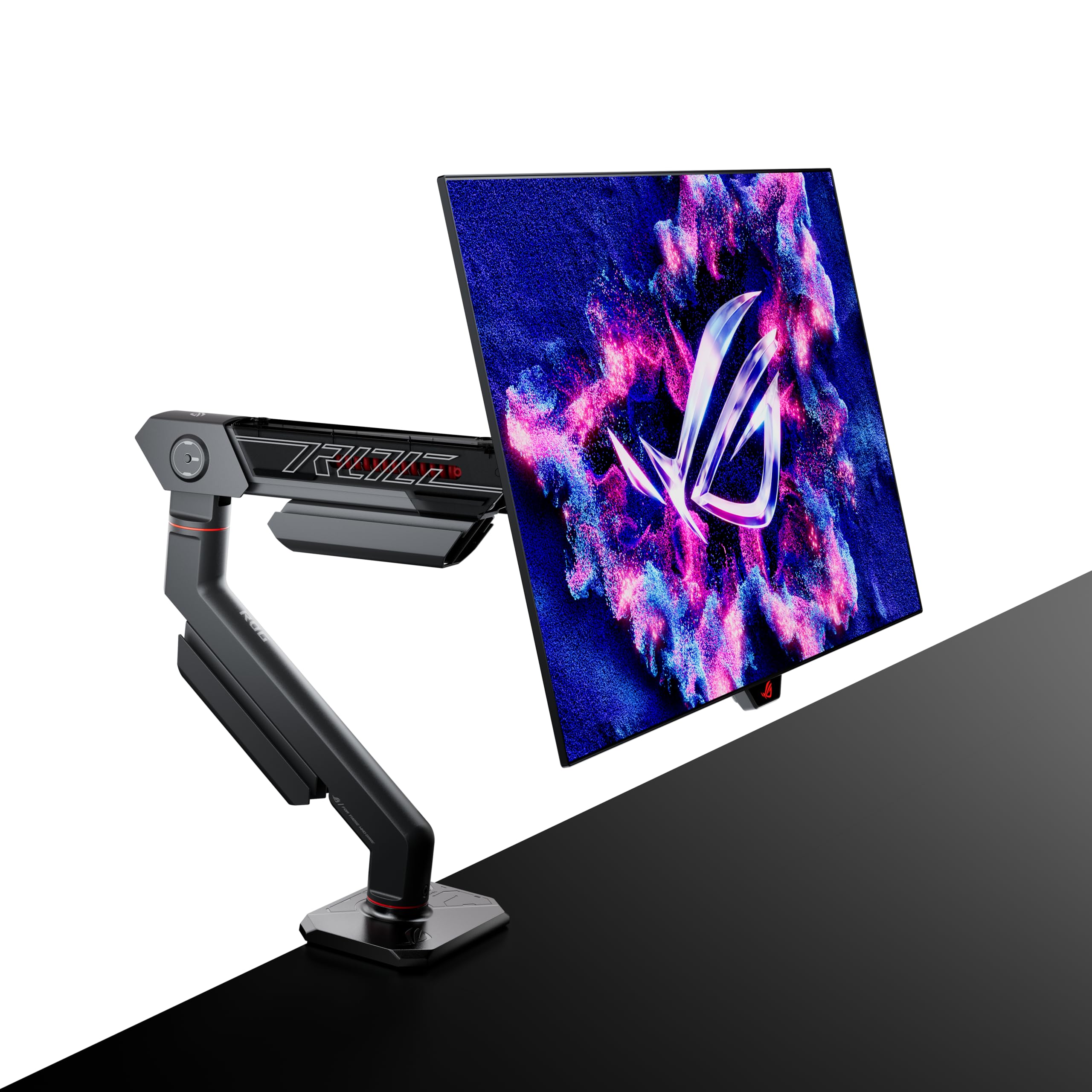 ASUS ROG Swift 27” (26.5” viewable) 1440P OLED DSC Gaming Monitor (PG27AQDM-R) - QHD (2560x1440) 240Hz, 0.03ms, G-SYNC Compatible, 99% DCI-P3, True 10-bit, Monitor Arm Included, 3 yr Warranty