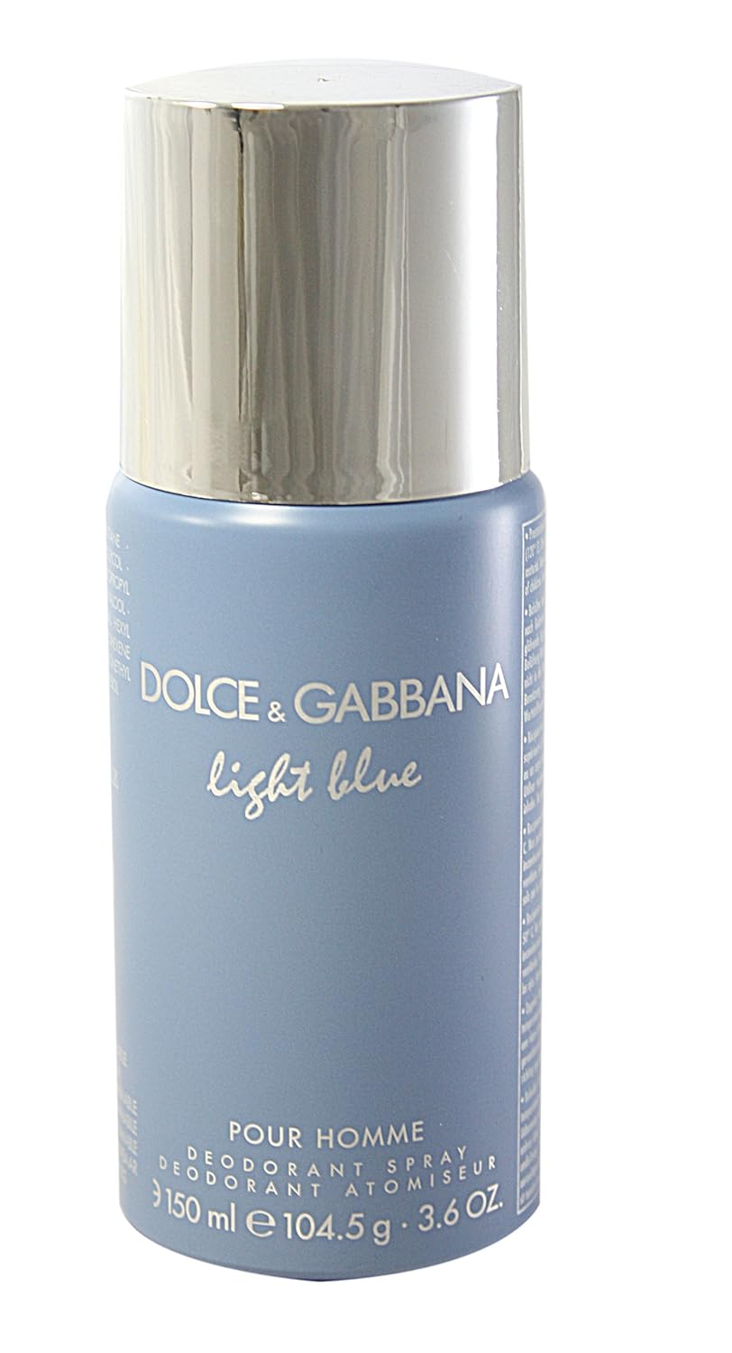 Dolce & Gabbana Light Blue homme / men Deodorant Vaporisateur / Spray 150 ml, 1er Pack (1 x 1