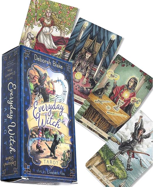 Amazon Co Jp 毎日魔女タロットタロットゲームシステム タロットデッキ78枚のカード タロットカード タロットデッキ タロット カードやブックセット 家族パーティーボードゲーム 楽しいゲームカードセット 英語版 ホーム キッチン