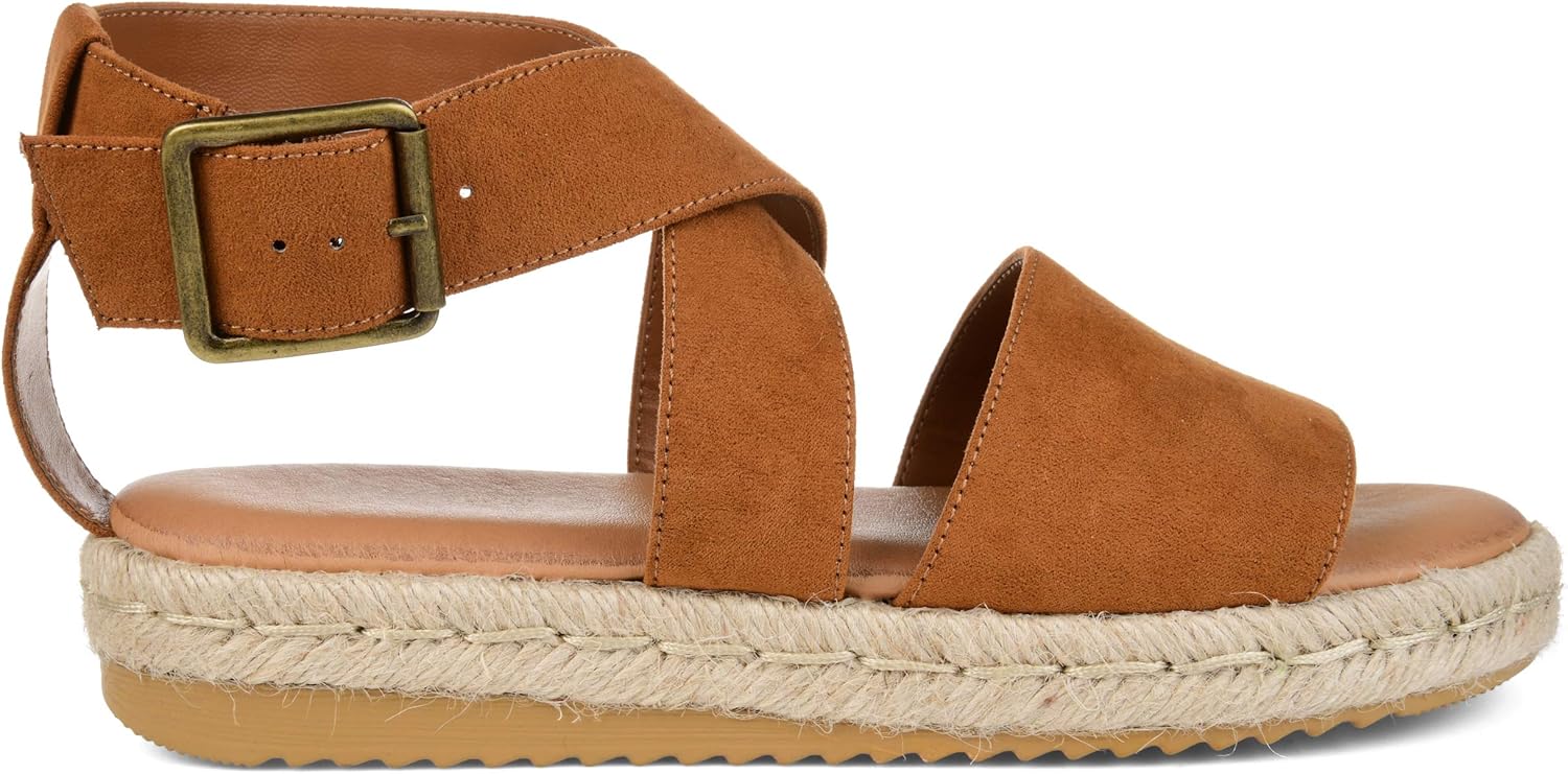 crossover espadrille sandals