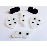 2 x Silicone Conductive Rubber Pads for NES Console Buttons Repair Replacement Part