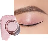 Oulac Shimmer Eyeshadow Pearl Pink Beige Highlighter Duo Waterproof