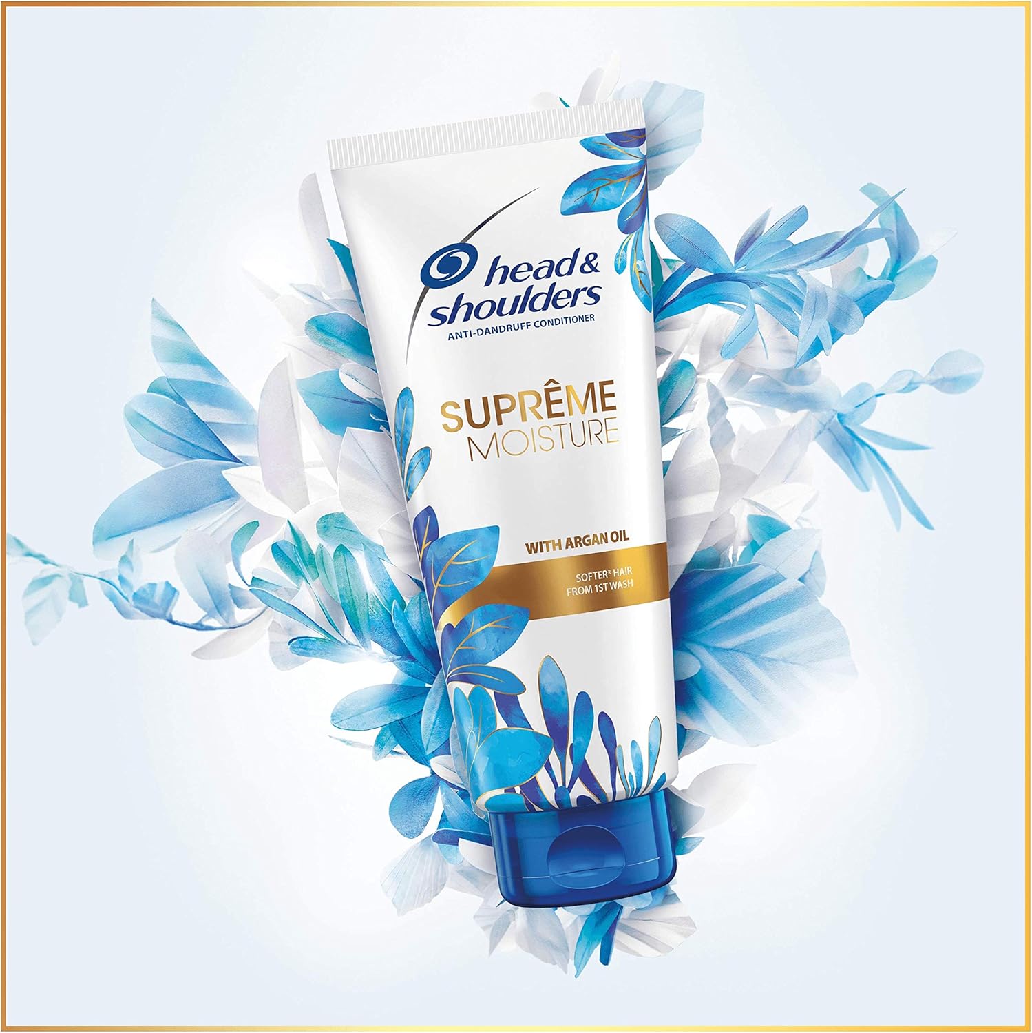Head & Shoulders Suprême Anti-Dandruff Conditioner with Argan Oil for Skin and Hair with Sublimating Ingredients, 220 ml - Image 3