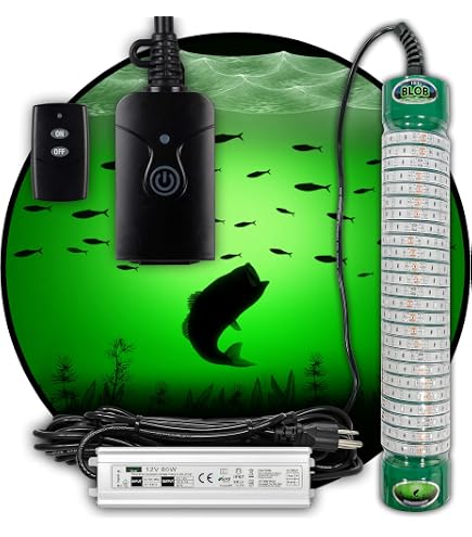 Bright Night Fishing 15,000 Lumen White LED Underwater Fishing Light For Boat Or Dock
