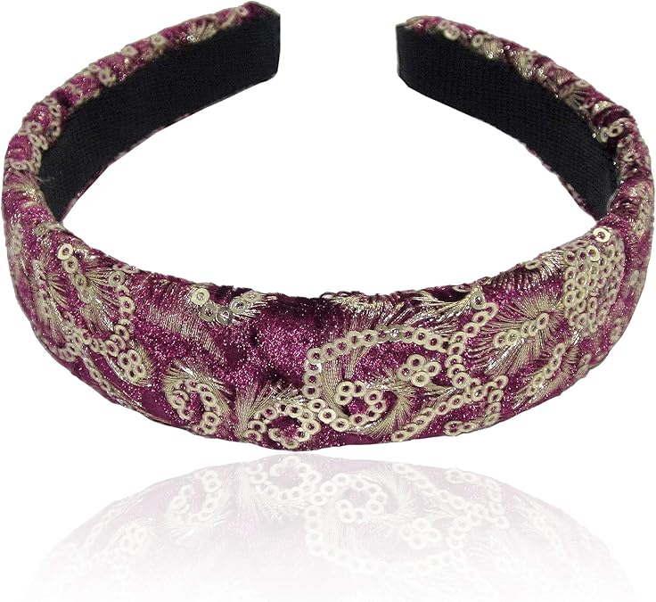 Buy JEWELISH Sequins Glitter Headband for Girls/Women Fashion Hair