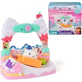 Gabby's Dollhouse The Movie, Cakey Cat's Sweet Treat Balcony Playset | Cakey Cat Figure, Sweet Treat Balcony Playset, Dollhouse Accessories, Imaginative Play, Kids Toys for Girls &amp; Boys Ages 3+