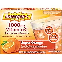 Emergen-C 1000mg Vitamin C Powder for Daily Immune Support Caffeine Free Vitamin C Supplements with Zinc and Manganese, B Vit