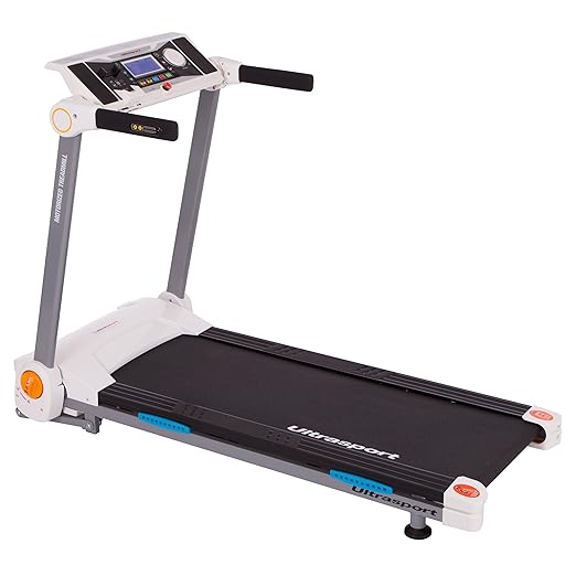 Ultrasport Laufband für zuhause, klappbarer kompakter Heimtrainer mit individuell verstellbarer Neigung