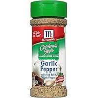 McCormick California Style, Garlic Pepper, 2.75 oz