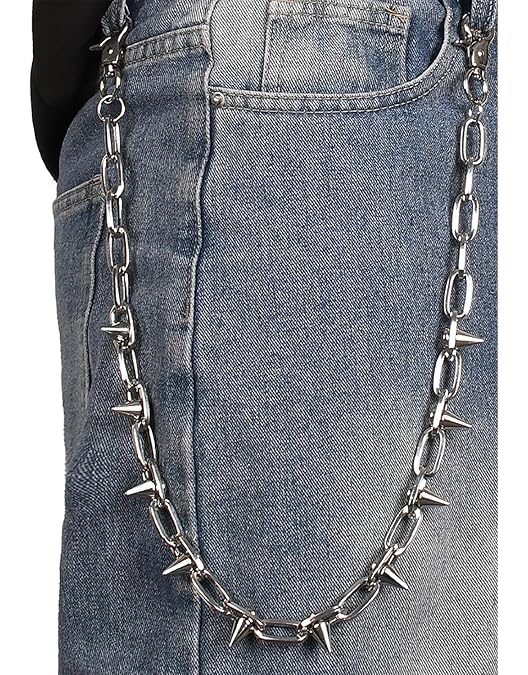 Amazon.com: Rivet Wallet Chain with Skull Jean Chain : Clothing