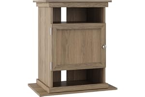 Ollie & Hutch Flipper 10/20 Gallon Aquarium Stand, Rustic Oak