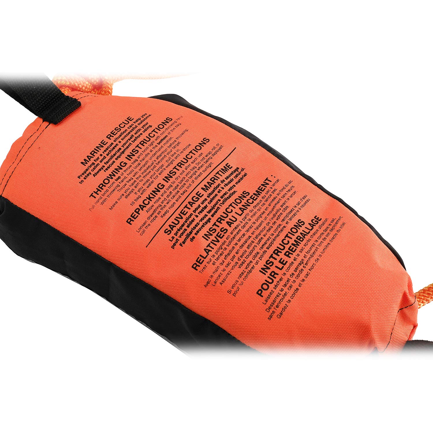 Rescue Throw Bag 90Ft Long Safety Rope For Boating Kayaking Ice Fishing