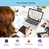 Wacom One by Pen Tablet Small Pressure-Sensitive Pen USB Windows Mac Chromebook view 2