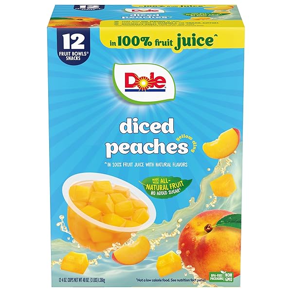 DOLE DICED PEACHES IN 100% JUICE – DOLE...