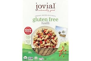 Jovial Pasta Brown rice Organic Fusilli, 12 oz