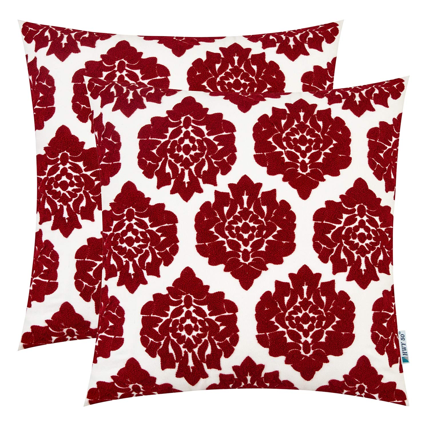 Best red decorative pillows cases sets for living room