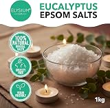 ELYSIUM SPA Eucalyptus Epsom Salts 1kg Magnesium Sulphate with Parfum view 2