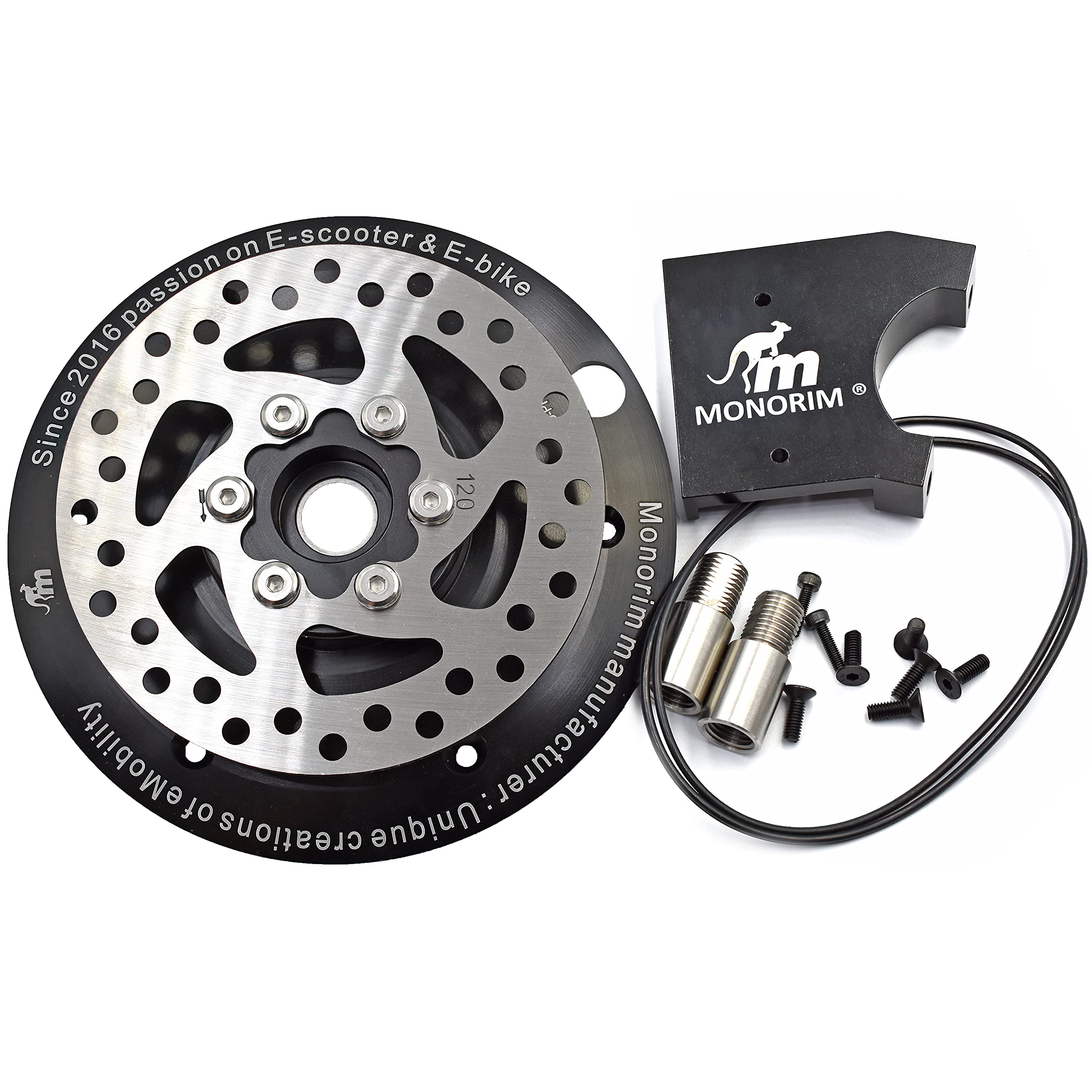 Monorim Front Brake Kit For 350W Motor For Xiaomi M365, 1S, Essential, Pro, Pro 2 Electric Scooter
