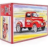 AMT 1940 Willy's Coca-Cola Pickup Gasser - 1/25 Scale Pickup Truck Model Kit - Buildable Vintage Vehicle for Kids and Adults