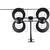 Antennas Direct ClearStream 4V TV Antenna, 70+ Mile Range, UHF/Vhf, Multi-Directional, Indoor, Attic, Outdoor, Mast W/Pivotin