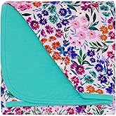 Little Sleepies Cloud Blanket, Soft Viscose from Bamboo Toddler & Baby Blanket for Boys & Girls, Lightweight, Perfect for Hot Sleepers, 50" x 50", Large (Sweet Pea)