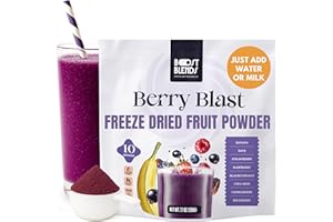 BOOST BLENDS Freeze Dried Fruit Powder for Shakes, Yogurt & Baking - Berry Freeze Dried Fruit Smoothie Mix - Vegan, Gluten Free, Sugar Free - Natural Antioxidants, Fiber & Vitamins | (7.1 Oz)