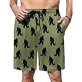 Ekouaer Men's Pajama Shorts Soft Sleepwear Bottoms Elastic Waistband Loungewear Breathable Men Shorts with Pockets