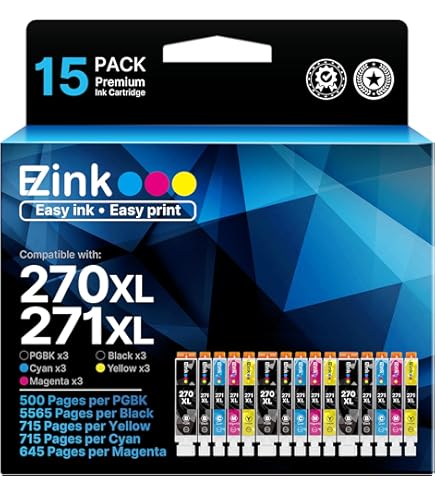 Amazon.com: Canon BCI-381 (BK/C/M/Y/GY) + 380 6 Color Multi-Pack