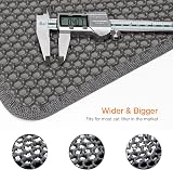 Conlun Cat Litter Mat Litter Tray Mat Honeycomb Double Layer 58x42cm Grey view 6