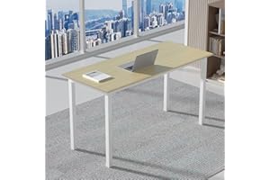 LEPDEP Okeysen Conference Room Table 2 Pack, Modern Office Meeting Table with Metal Frame, Seminar Desk for Boardroom, Meeting Room, Office, 55.12"x23.62"x29.53"